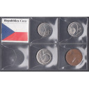 REPUBBLICA CECA  set monete circolate anni vari 4 Pezzi